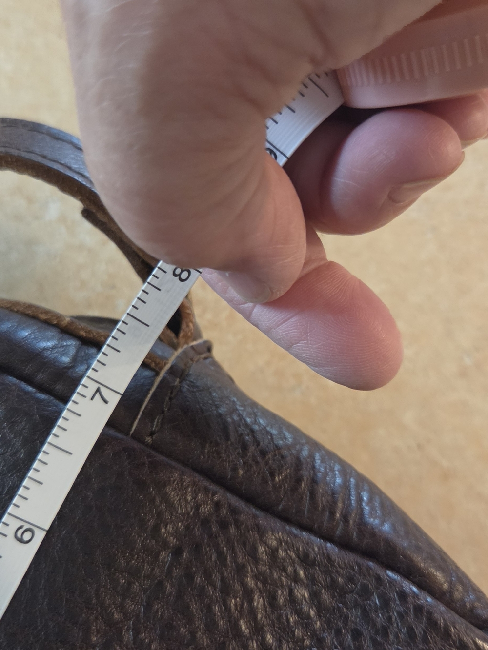 Portland Leather Goods Camera Bag Style Crossbody In Cold Brew - Picture 14 of 16